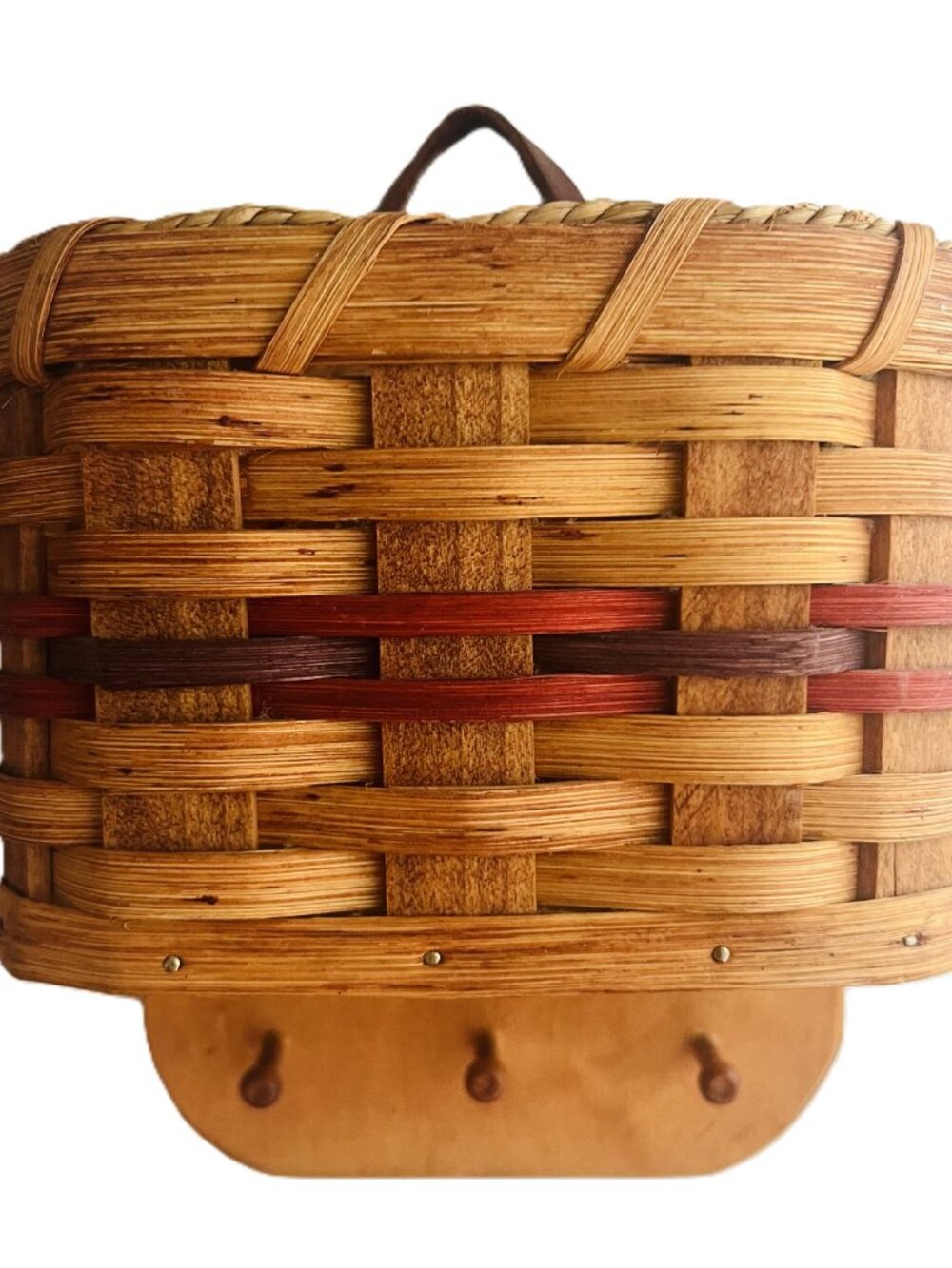 Vintage Basket Key Holder